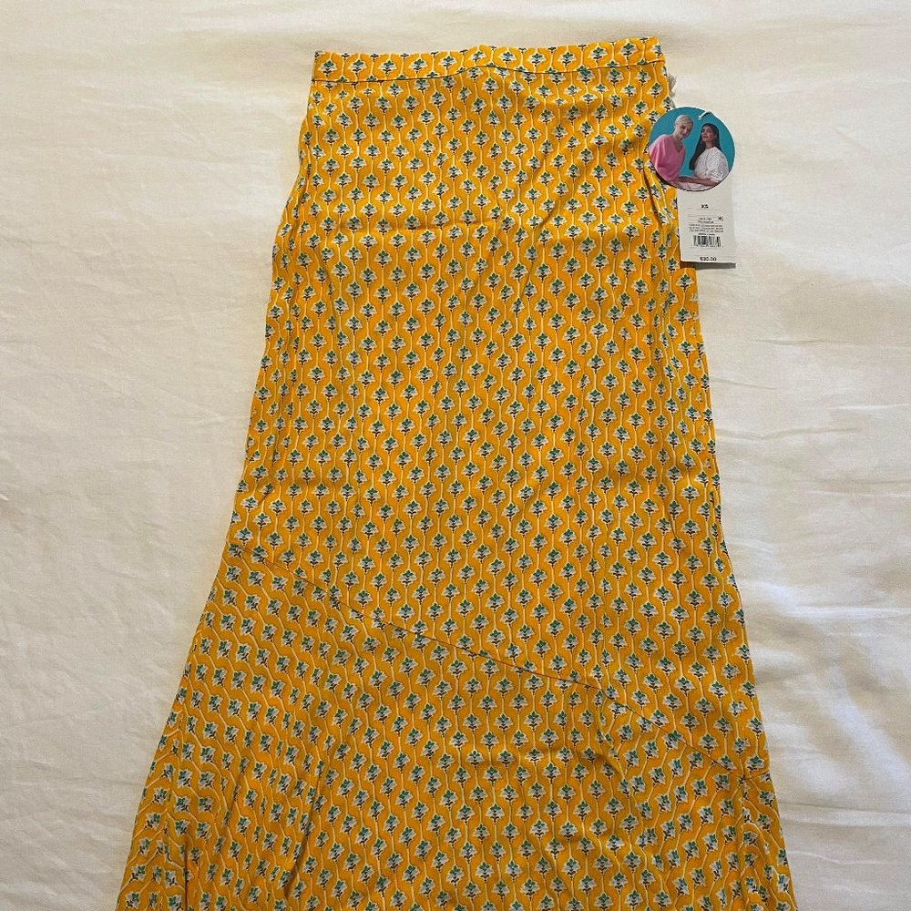 RHODE x Target Women's Dainty Lotus Print Midi Skirt